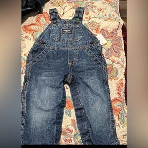 Oshkosh denim overall size 9 months